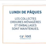 La collecte des ordures ménagères pour Pâques