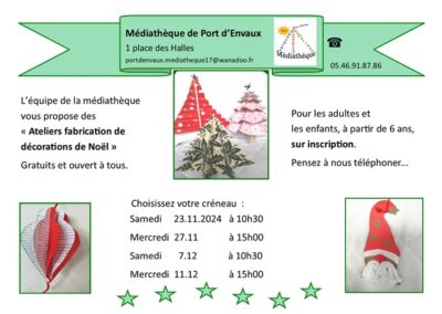 Noël se prépare à la Médiathèque